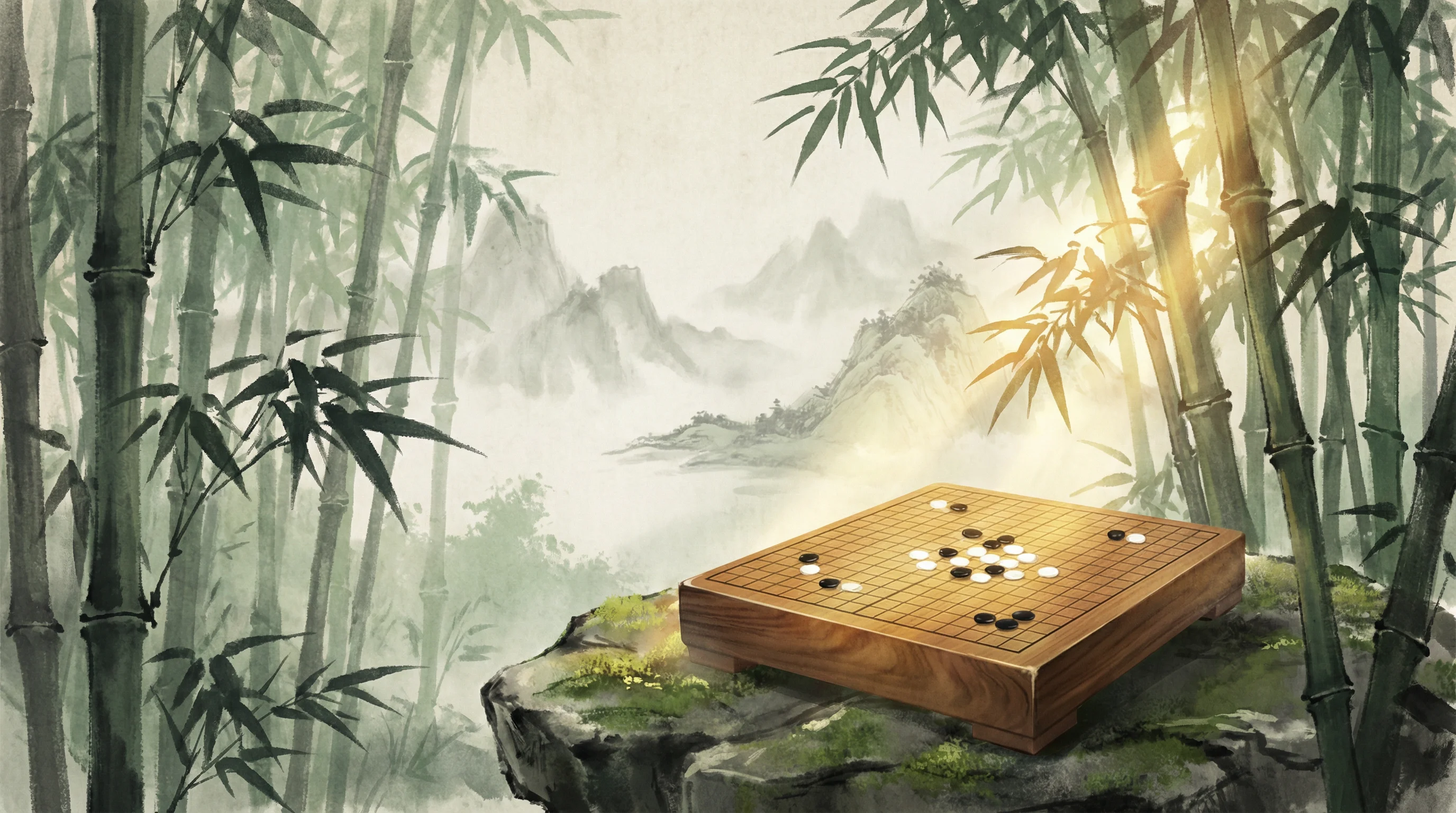 竹林隐士围棋道场 天元棋牌 全景